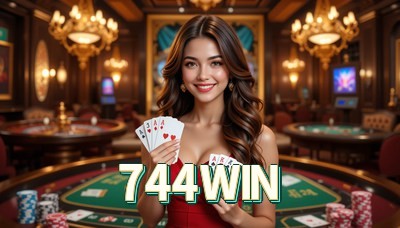 744WIN cadastro — verificação de conta e PIX no caixa