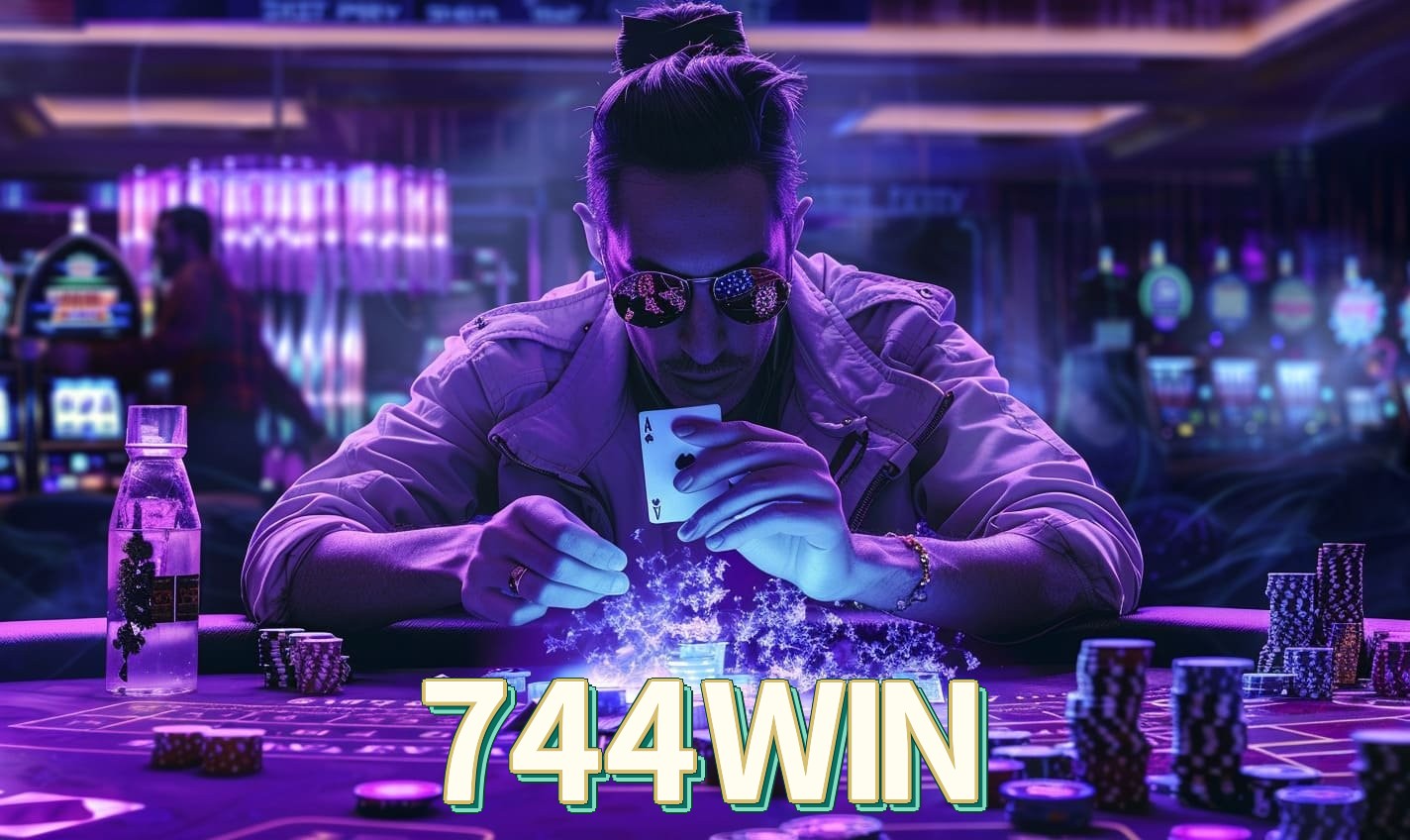 744WIN Download Speed Test Logo - Teste de Velocidade Certificado